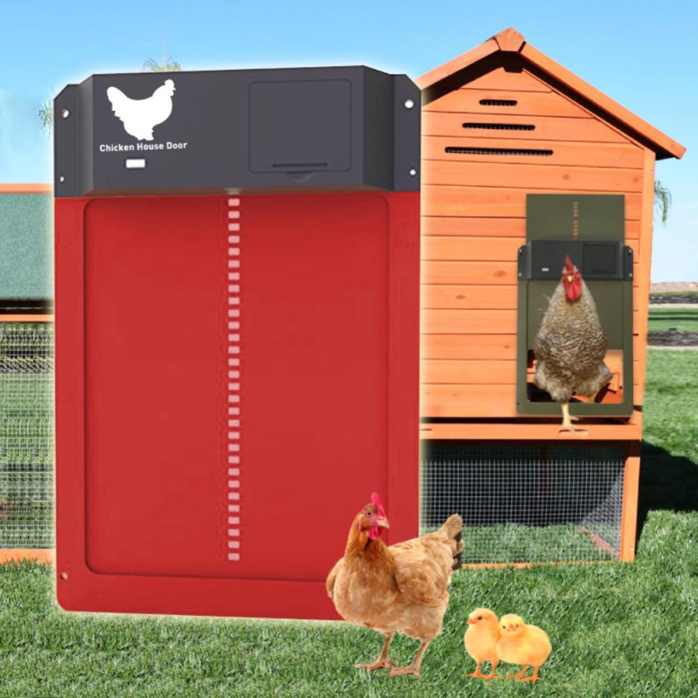 Incubators Automatische kippenhokdeur lichtsensor kippenhokdeur Hoogwaardige praktische boerderij Kip huisdieren Duck Cage Deur Farm Decor 230815