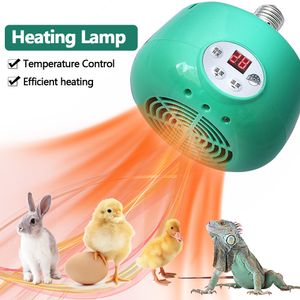 Lámpara de calefacción inteligente para granja de incubadoras, luz cálida, controlador de temperatura termostático para cría de aves de corral, calentador 230706