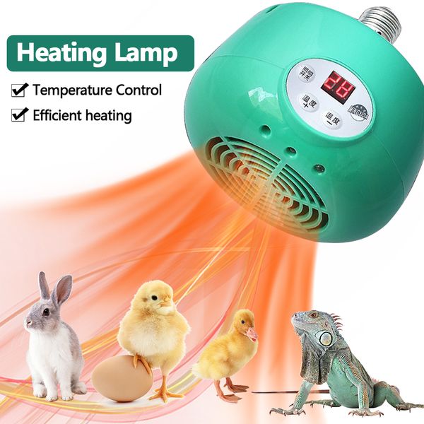 Incubateurs ferme lampe chauffante intelligente lumière chaude poulet volaille élevage régulateur de température thermostatique chauffage 230704