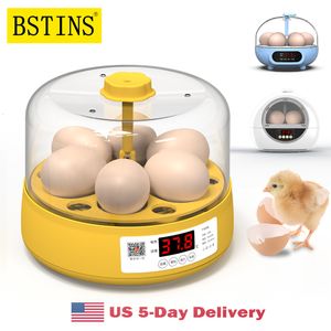 Incubadoras Mini Egg Incubadora automática Home Brooder Cute Cartoon Incubadora automática eléctrica para niños Pollo Pájaros Pato Ganso 6 huevos 230625