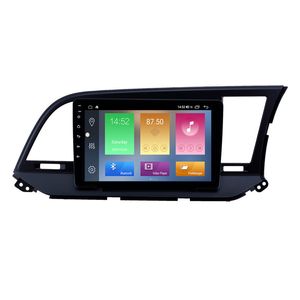 Lecteur DVD de voiture Indash Android écran tactile stéréo 9 pouces multimédia pour Hyundai Elantra 2015-2016 Rhd