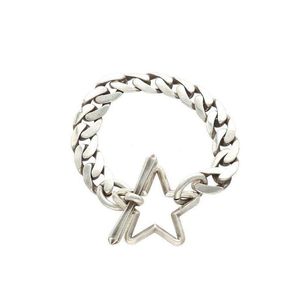 Indépendant étoile cubaine chaîne Bracelet Miyashita Style soliste personnalité mode rue tout match Hip-Hop bijoux accessoires