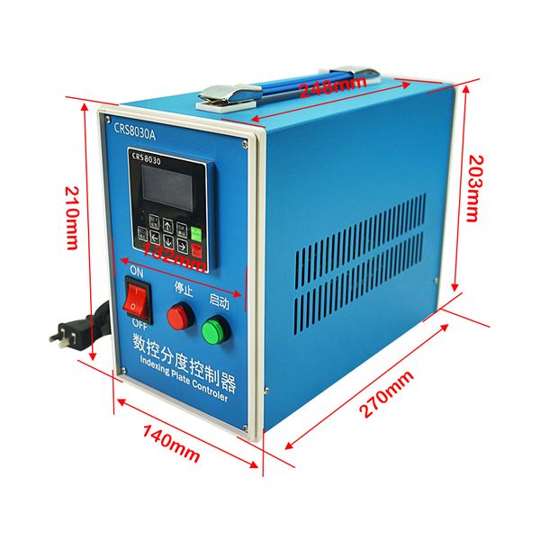 Boîte de commande de tête d'indexation LY CRS8030A, contrôleur de tête de division, pièces de fraiseuse CNC pour moteur pas à pas 2 phases 4 fils