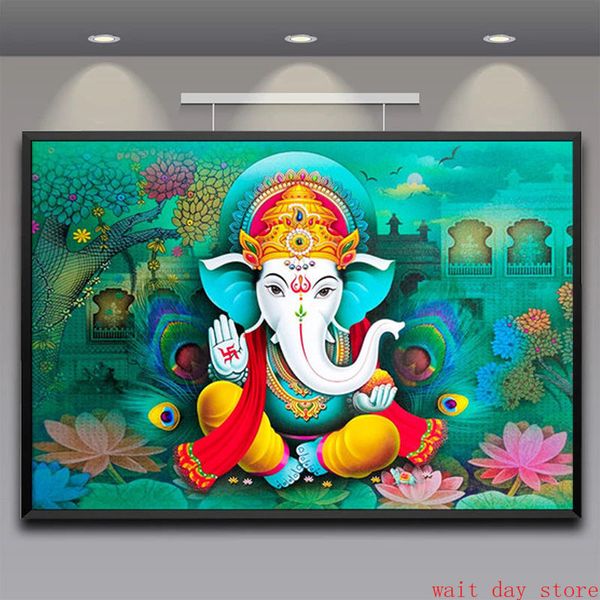 Inde Lord Ganesha Canvas peintures