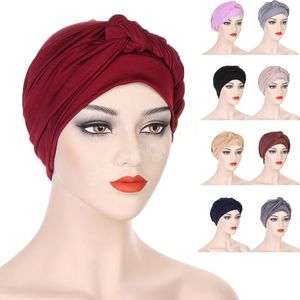 Hiyab para mujer musulmana con trenzas indias, gorros de quimio, turbante, gorro para la caída del cabello, cubierta para la cabeza, pañuelo árabe islámico, gorros para el cáncer para mujer