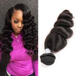 Indian Menselijk Haar Mink Losse Golf Drie Bundels Virgin Hair Extensions Double Wefts 8-28 Inch Natuurlijke Kleur Groothandel Remy