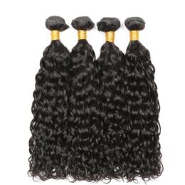 Mèches indiennes péruviennes 100% humaines vierges ondulées, couleur naturelle, Double trame, Extensions de cheveux bouclés, 10 à 30 pouces, lots de 4