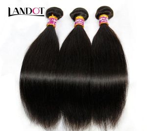 Indien droit vierge cheveux 100 indien cheveux humains tisse des faisceaux non transformés indien soyeux droite Remy extensions de cheveux naturel C16005347