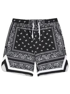 Indian Styl Totem Print Summer Mens Shorts à sec rapidement Swimming surdimensionné de plage décontractée Pantalon Fashion Trend Men Vêtements 240422