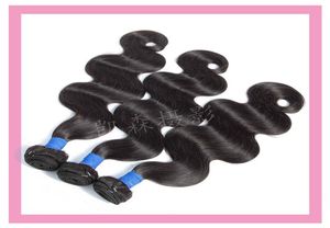 Extensions de cheveux vierges indiennes 3 pièces un ensemble de cheveux de cheveux humains bundles de corps entièrement 95100 givins produits capillaires 2354098