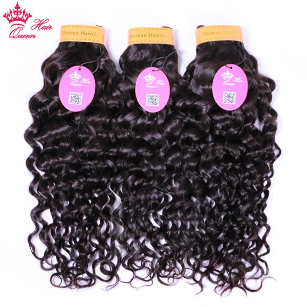 Indien Vierge humaine Human Raw Hair Water Wave Bundles Natural Weave Hair Extensions No Dedance pas Tangle Queen Hair Products