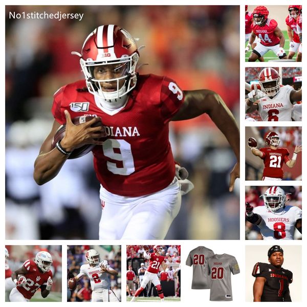 Indiana Hoosiers Football Jersey 80 Derrick Bohler 15 Brendan Sorsby 0 Andison Coby 74 Bray Lynch 53 Vincent Fiacable 33 David Holloman 14 Broc Lowry