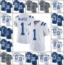 Indianapolis039039Colts039039Hommes 1 Pat McAfee 13 TY Hilton 25 Marlon Mack 56 Quenton Nelson 53 Leonard Limited0393885517