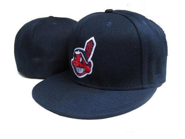 Indians gorras os Casquettes de baseball 100% coton hommes femmes chapeau de soleil mode sports Fitted Hats H12