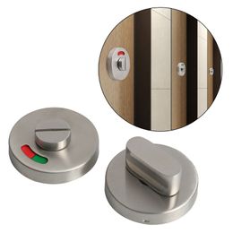 Puerta indicadora cerradura Pública inodoro público WC Pull Hardware Hardware Baño de pestillo AMATIVO Vacante