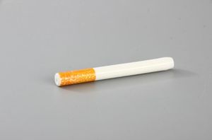 Long tuyau en céramique de forme de cigarette individuelle tuyau de 78 mm