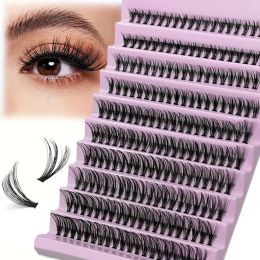 Cils individuels 8-16mm 200pcs Cluster Lash Natural Look Tray Mixe