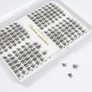 Cils individuels 915 mm 14ROWS Cluster Look naturel Look mixte Plateau DIY Volume de cils volume Clusters Clats Eyelles 240420