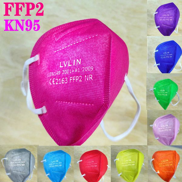 KN95 FFP2 CE Máscara FFP3 Lista blanca de la UE Filtro de respirador Antiniebla Haze e influenza Dustroof Mascarilla reutilizable Mascarillas protectoras aprobadas de 5 capas En stock