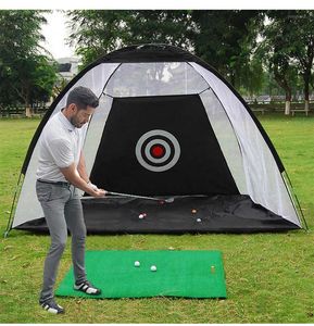Golf Training Aids Indoor 2M Practice Net Tent Hitting Cage Garden Grassland Equipment Mesh Outdoor XA147A1