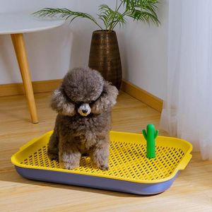 Chien intérieur Potty Potty Dogs Indoor Potty Training Training Toilet avec cactus Tampon de tampon