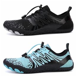 Zapatos de fitness cubiertos zapatos de cinta de correr hombres y mujeres mudas de cinco dedos playa bequeo de zapatos de secado rápido zapatillas de zapatillas 240424