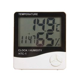 Compteur électronique de température et d'humidité domestique HTC-1, haute précision, pour l'intérieur