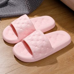Sandalias y zapatillas de interior para hombre y mujer, color rojo y rosa, verano 2024, pareja de ducha con sandalia