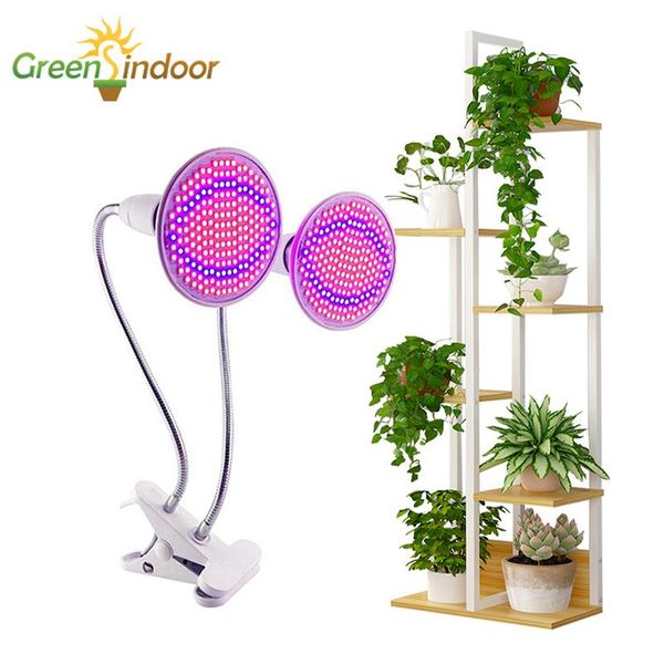 Luz LED de interior para cultivo, estantes para plantas, lámpara para flores Phyto con Clip de escritorio, Fitolampy, luces Fitolamp, semillas de hierbas