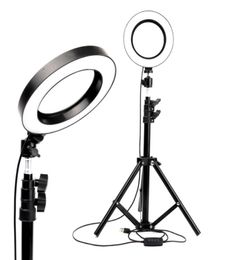 Éclairage intérieur LED LED LIGHT PO STUDIO CAMERIE POGRAPHIE DIMMable Lampe vidéo pour le maquillage selfie avec Tripod Phone Holder8668878