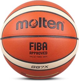 Basket-ball extérieur intérieur FIBA approuvé taille 7 PU cuir Match formation hommes femmes basket-ball baloncesto 231227
