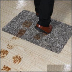 Indoor Super Absorbeert Deurmat Latex Backing Non Slip Deur Mat Voor Kleine Front Binnen Vloer Dirt Trapper Katoenen Toegangsdeken 220329 Drop Deliv