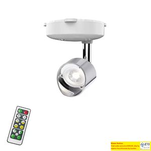 Applique murale d'intérieur à piles, lampe artistique Portable sans fil, lampe de chevet LED, Mini projecteur avec Base rotative, 10166