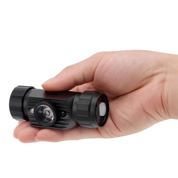 Phare à Induction USB charge en alliage d'aluminium en plein air LED randonnée pêche de nuit casque de nuit lumière courante