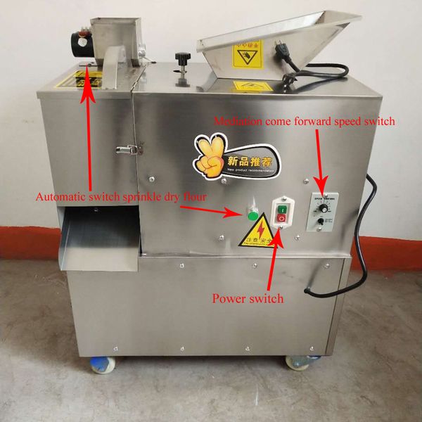 Machine industrielle automatique de fabrication de boulettes, Machine d'emballage de boulettes, équipement de fabrication de pâte, Machine de transformation des aliments