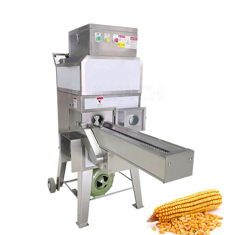 Batteuse de maïs frais automatique industrielle, petite Machine de décorticage de battage de maïs sucré à vendre