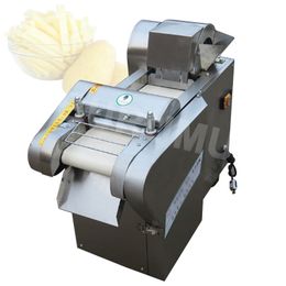 Industrieel Elektrisch Fruit Groente Snijden Snijden Dicing Machine Aardappel Wortel Banaan Chips Cutter Slicer Dicer