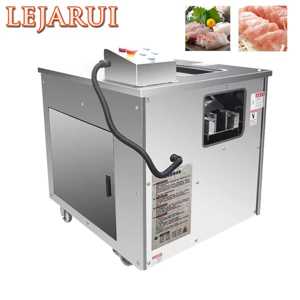 Machine industrielle de trancheuse de viande de tranchage de poisson de saumon cuit de trancheuse de poisson