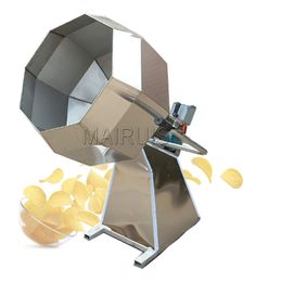 Industriële Gebraden Snacks Voedsel Achthoekige Kruiden Coating Machine Pellet Snacks en Chips Smaakstof Mixer