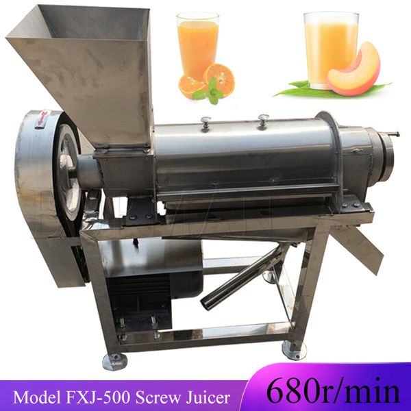 Máquina industrial de suco em espiral para suco de frutas e vegetais