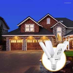Bombilla de luz LED industrial Mini iluminación de garaje ajustable Luces de techo Hoja Electrodomésticos E27 Lámpara