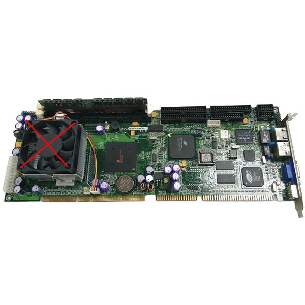 Carte mère industrielle ROCKY-3706EVG V1.0 100% OK carte IPC originale carte pleine taille ISA PICMG 1.0 avec CPU RAM 2-LAN