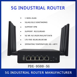 Industrial Router 5 Port 5G Router ondersteunt VPN WiFi5 253 gebruikers 5G 4G 3G Full Speed ​​Network