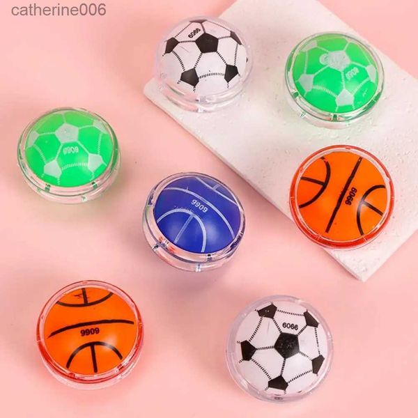 Inertia Ball Colorful Professional Yoyo Toys Kids 2 Pack Plastic Spinning Balls with Auto String pour Beginnersl231102