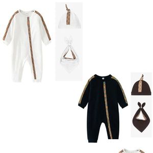 baby baby jongen meisje romper ontwerper merk brief kostuum overalls kleding jumpsuit kinderen bodysuit voor baby's outfit drop levering