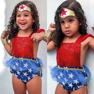 Baby Girls Baby Girls 4 juillet Stars PAILLETTE PATRIOTIQUE ROMMER SUMPRE SUMPRE COPORS POUR GIRLES COSTUMI