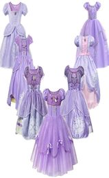 Infantile bébé filles Sofia princesse Costume Halloween Cosplay vêtements enfant en bas âge fête Roleplay enfants fantaisie Sofia robes pour les filles 21037246970