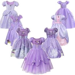 Baby Baby Prinses Kostuum Halloween Cosplay Kleding Peuter Party Rollenspel Kinderen Fancy Sofia Jurken voor meisjes 210317