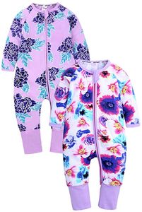 Baby Baby Rompertjes Gestreepte Footed Handed Pyjama Sleeper Rits Romper Pasgeboren Baby Kleding