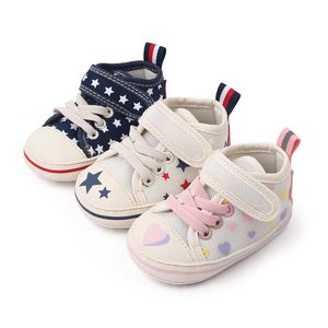 Baby schoenen zachte mocassins sneakers ster Toddler First Walkers Girls Boys Casual Shoes